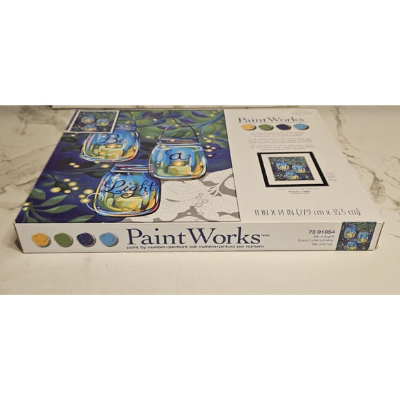 PaintWorks 73-91774 Paint by Number 11x14 BE A LIGHT - Picture 3 of 4